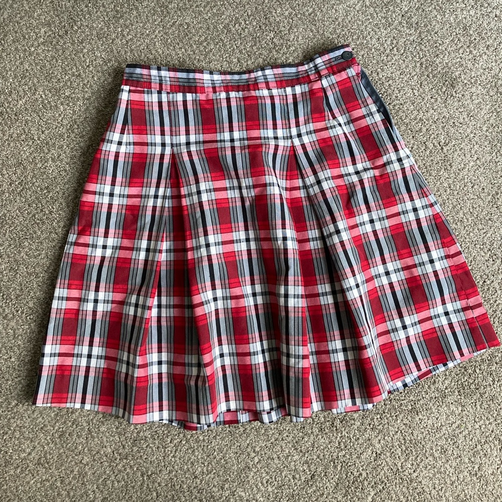Plaid Schoolgirl Uniform Skirt